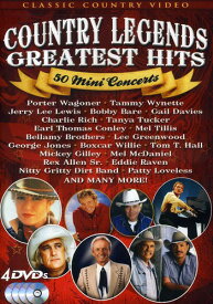 【輸入盤DVD】【新品】VA / Country Legends Greatest Hits: 50 Mini Concerts