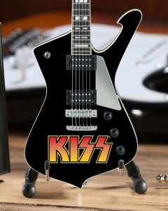 yVizKISS PAUL STANLEY KISS LOGO MINI GUITAR REPLICA (LbX |[EX^[ ) ~j`A M^[