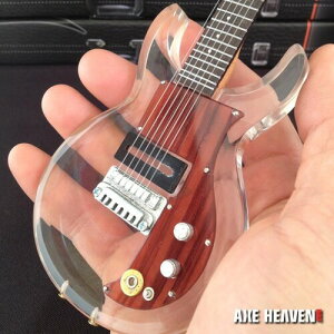 yVizKEITH RICHARDS ROLLING STONES CLEAR MINI GUITAR (~j`AM^[)