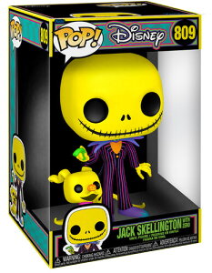 yVizyt@RzFUNKO POP! JUMBO: / THE NIGHTMARE BEFORE CHRISTMAS BLKLT- JACK&ZEROyF2022/5/15z