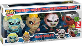 【新品】FUNKO POP! ROCKS: / IRON MAIDEN - EDDIE 4PK (GLOW IN THE DARK BOX SET)【F2022/12/20発売】(アイアン メイデン POP フィギュア 4体セット )