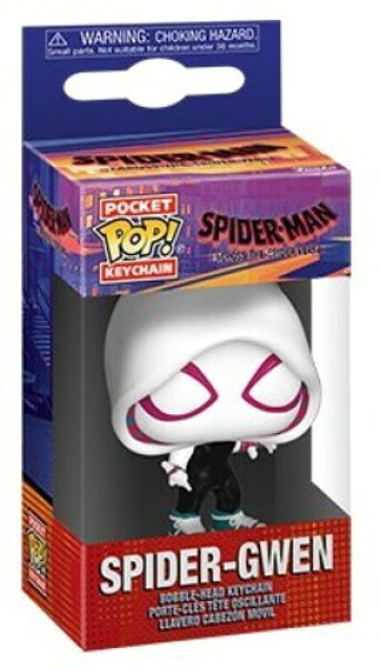 【新品】【ファンコ】FUNKO POP! KEYCHAIN: / SPIDER MAN - ACROSS THE SPIDER VERSE- Spider-Gwen【F2023/4/1発売】