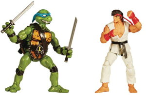 �y�V�i�zPLAYMATES / TMNT VS STREET FIGHTER LEONARDO VS RYU 2PK AF (NET�yF2022/11/30�����z