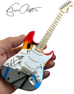 yVizERIC CLAPTON CRASH 1 Over The Rainbow Fender Strat Mini Guitar Replica CollectibleyF2024/10/31z