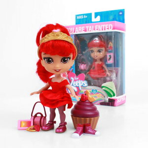 �y�V�i�zLOYAL SUBJECTS / - For Keeps - Sophia Girl with Cupcake Keepsake Cherry Red 5 Action Figure�yF2022/2/23�����z