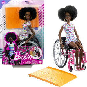 yVizBARBIE / Barbie Fashionista & Wheelchair with Wheelchair & Ramp, Curly Brown Hair, Romper (PAPD)yF2024/05/30z ytBMAȂǁz(o[r[t@bVjX^/Ԉ֎qh[)