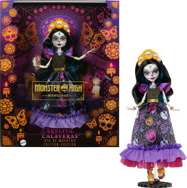 【新品】MONSTER HIGH / Howliday Dia de Muertos Skelita Calaveras Doll (PAPD)【F2023/10/30発売】(モンスターハイ スケリータ・カラヴェラス)