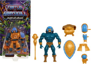 【新品】Mattel - Masters Of The Universe: Origins - Turtles of Grayskull - Man-At-Arms (He-Man, MOTU)【F2024/1/30発売】