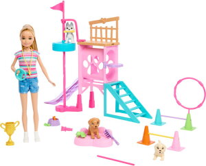 �y�V�i�zBARBIE / Barbie and Stacie to the Rescue Puppy Playground Playset with Doll�yF2024/09/30�����z�y�t�B�M���A�Ȃǁz