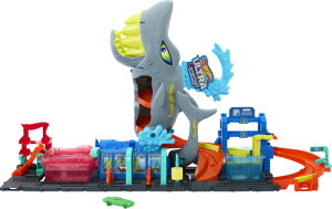 yVizHOT WHEELS / HW CITY ULTRA SHARK CAR WASH WITH COLOR CHANGEyF2024/05/30z