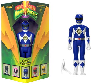 yVizMIGHTY MORPHIN POWER RANGERS REACTION SDCC 2023 -Blue Ranger [Triangle Box]yF2023/9/13z