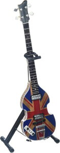 yVizAxe Heaven Paul McCartney Fab Four Union Jack Mini Violin Bass PM-100yF2025/6/1z