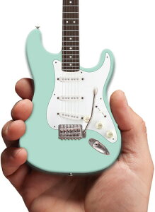 yVizAxe Heaven Fender Strat - Surf Green Mini Electric Guitar Replica FS-019yF2025/6/1z