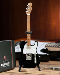 yVizAxe Heaven Fender Tele - Classic Black Mini Electric Guitar FT-009yF2025/6/1z