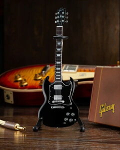 yVizAxe Heaven Gibson SG Standard Ebony 1:4 Scale Mini Electric Guitar Model GG-221AHyF2025/6/1z(~j`AM^[ )