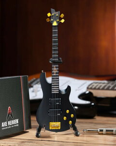 yVizAxe Heaven Johnny Christ Avenged Sevenfold Signature Satin Black Schecter Mini Bass Guitar JC-641yF2025/6/1z