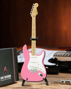 yVizAxe Heaven Fender Strat Pink Mini Electric Guitar Replica FS-036yF2025/6/1z