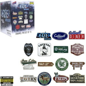 �y�V�i�zDEXTER NEW BLOOD ENAMEL PIN SET OF 15 - CON EXCL�yF2024/11/15�����z