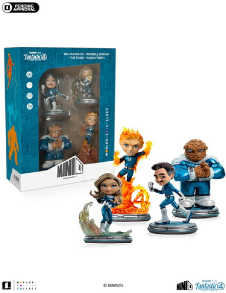 【新品】MINICO FANTASTIC FOUR METALLIC FIRST STEPS 4 PACK【F2025/9/4発売】(ファンタスティック・フォー）