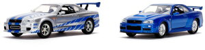 �y�V�i�zJada Toys - 1:32 Fast and the Furious - TWIN PACK (SKYLINE, SILVER & BLUE) (CLCB)�yF2024/07/31�����z(���C���h�X�s�[�h �~�j�J�[ )