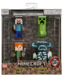 【新品】2.5 METALS MC 4PK(STEVE, ALEX, CREEPER, WARDEN)【F2024/07/31発売】(ナノ メタルフィグ)