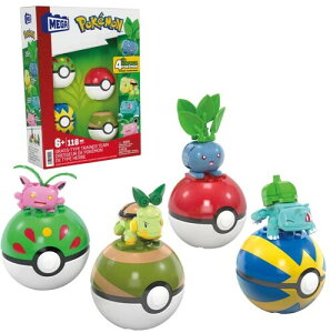 �y�V�i�zMEGA BRANDS POKEMON GRASS TYPE TRAINER TEAM (BRIK)�yF2024/11/30�����z