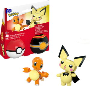 yVizMEGA BLOKS POKEMON / MEGA POKEMON POKEBALL 2 PACK CHARMANDER & PICHU 40 Piece Building Toy SetyF2024/05/30z(KubN qgJQs`E)
