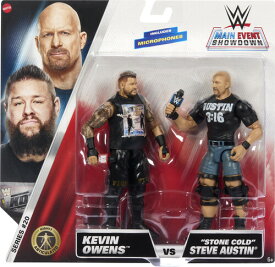 【新品】WWE / MAIN EVENT SHOWDOWN 2PK STEVE AUSTIN & KEVIN OWEN【F2025/2/28発売】