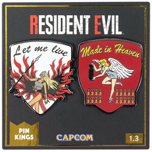 �y�V�i�zNUMSKULL / PIN KINGS RESIDENT EVIL ENAMEL PIN BADGE SET 1.3�yF2026/1/31�����z