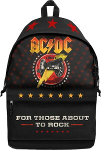 yVizRocksax - AC/DC - For Those About to Rock - Daypack/Rucksack Padded Laptop Pocket (Black)yF2025/6/1z