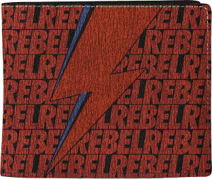 �y�V�i�zROCKSAX BOWIE REBEL REBEL WALLET COIN POCKET BLK�yF2025/6/1�����z