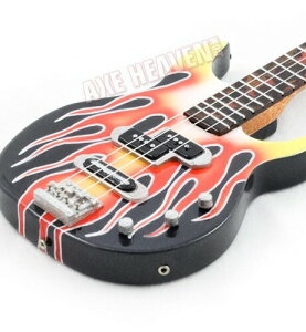 yVizAxe Heaven Michael Anthony BB3000MA Yamaha Flame Mini Bass Guitar Replica Collectible MA-322 (~j`AM^[)