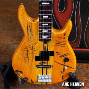 yVizAxe Heaven Michael Anthony Distressed BB2000 Yamaha Mini Bass Guitar Replica Collectible MA-324 (~j`AM^[)