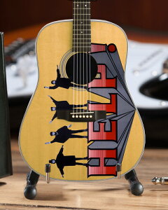 �y�V�i�zAxe Heaven Fab Four Help! Tribute Mini Acoustic Guitar Replica FF-003
