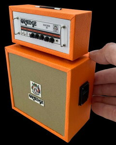 �y�V�i�zAxe Heaven Orange ROCKER 30 Miniature Stack Guitar Amplifier Replica Collectible OA-AMP-2