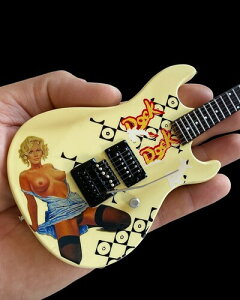 �y�V�i�zAxe Heaven Jerry Cantrell Vintage Blue Dress G&L Rampage Mini Guitar Replica Collectible JC-789
