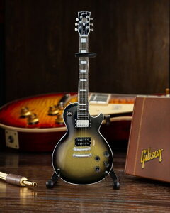 �y�V�i�zAxe Heaven Adam Jones Gibson Les Paul 1979 Custom Antique Silverburst Mini Guitar Replica Collectible GG-129