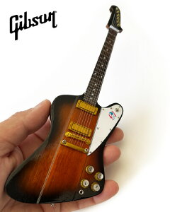 �y�V�i�zAxe Heaven Tom Petty Gibson Firebird Signature V Sunburst Red & Blue Logo Mini Guitar Replica Collectible GG-428