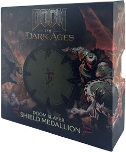 �y�V�i�zDOOM THE DARK AGES SHIELD SAW MEDALLION & ART CARD�yF2025/11/28�����z(�h�D�[�� �V�[���h�\�[���_���I��)