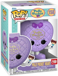 �y�V�i�zFUNKO POP! Polly Pocket - Heart Shell, Purple (�|�[���[�|�P�b�g)