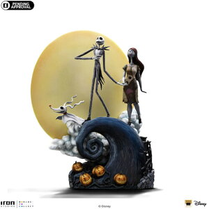 yVizIron Studios - The Nightmare Before Christmas - Deluxe Art Scale 1/10 - Jack and Sally StatueyF2025/10/31z