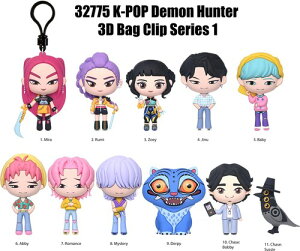 �L�[�`�F�[���y�V�i�zKPop Demon Hunters - Series 1 - 3D Foam Bag Clip Blind Bag - 24pc PDQ Display(�f�[�����E�n���^�[�Y)�yF2026/5/1�����z