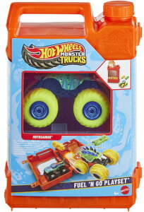 �y�V�i�zHOT WHEELS MONSTER TRUCKS / HW MONSTER TRUCKS STUNT N GO FOSSIL FUEL PLAYSET�yF2025/9/5�����z