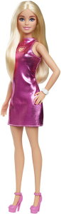 �y�V�i�zBARBIE FASHIONISTA DALL #230 in Metallic Pink Minidress With Heart Cut-Out, Blond Hair�yF2025/8/30�����z(�o�[�r�[)