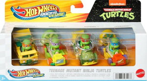 �y�V�i�zHOT WHEELS RACERVERSE TMNT 4PACK (TCAR)�yF2025/8/30�����z(�e�B�[���G�C�W�E�~���[�^���g�E�j���W���E�^�[�g���Y / �z�b�g�E�B�[��Racer Verse4��Z�b�g)