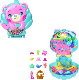 【即納】【新品】Mattel - Polly Pocket Glitter Island Compact (PAPD)【F2025/6/30発売】(ポーリーポケット グリッターアイランドコンパクト)【★】