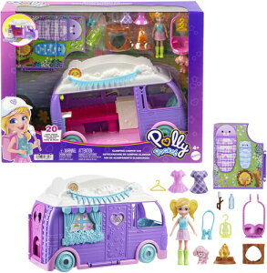 �y�V�i�zMattel - Polly Pocket Glamping Van Playset (PAPD)�yF2025/9/5�����z(�|�[���[�|�P�b�g )