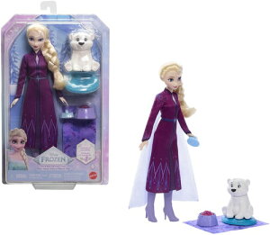 yVizMattel - Disney Frozen Elsa Doll & Bear Cub (PAPD)yF2025/9/5z(AiƐ̏/GT )