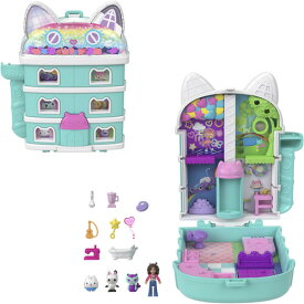 【新品】Mattel - Polly Pocket Gabby's Dollhouse Compact (PAPD)【F2025/6/30発売】(ポーリーポケット ギャビーのドールハウス)