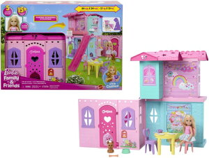 yVizBARBIE CHELSEA POP UP HOUSE AND DOLL BLONDE (PAPD)yF2025/8/30z